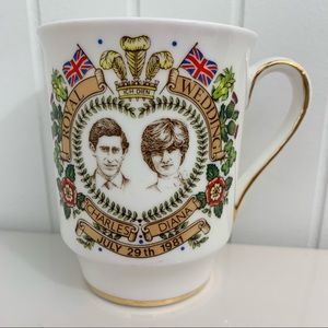 Vintage 1981 Royal Wedding Charles & Diana Mug